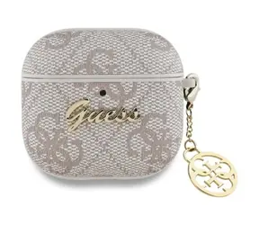 Guess 4G Charm Collection růžová / Pouzdro / Apple AirPods 4