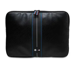 BMW Carbon & Blue Stripe Sleeve 16" černá / Pouzdro / Pro notebook 16"