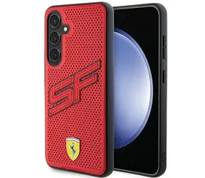 Ferrari Big SF Perforated pouzdro Galaxy S24+ červené / Pouzdro / Samsung Galaxy S24+
