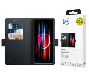 3mk Wallet Case černá / Pouzdro / Oppo Reno 10 5G / peněženkové s přihrádkou na karty