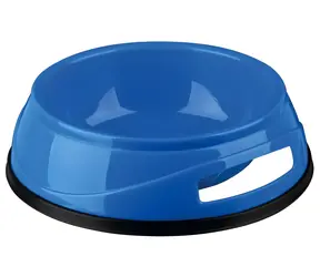 TRIXIE Plastová miska s gumovým okrajem / Miska pro psy / 0,75 l / O 16 cm