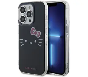 Hello Kitty IML Kitty Face černá / Zadní kryt / Apple iPhone 14 Pro Max