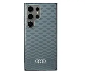 Audi IML Stitching Pattern šedá / Kryt / MagSafe / Samsung Galaxy S24 Ultra