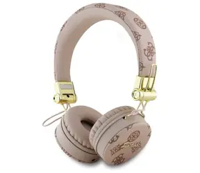 Guess GUBH70EPOSMW Brown Peony Script / Bezdrátová sluchátka / Do uší / ENC