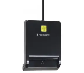 Gembird FD2-SCR černá / Čtečka karet / Smart card / USB 2.0