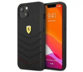 Ferrari Off Track Quilted Zadní kryt pro Apple iPhone 13 mini černá / Zadní kryt / Prošívaný design