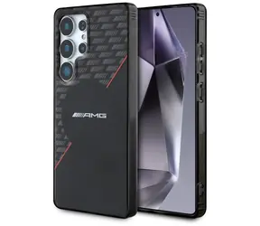 Mercedes-AMG Double Layer Rhombs MagSafe černá/červená / Kryt / Samsung Galaxy S25 Ultra / silikon / MagSafe