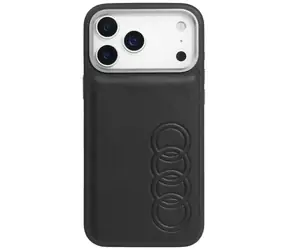 Audi TT Synthetic Leather Zadní Kryt pro Apple iPhone 17 Pro černá / Pouzdro / MagSafe