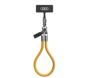 Audi Lanyard Crossbody žlutý / Řemínek na krk / univerzální / 28 cm / 8 mm
