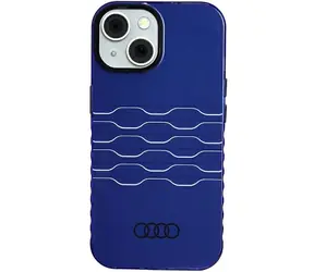 Audi IML MagSafe kryt pro Apple iPhone 15 modrá / Zadní kryt / MagSafe