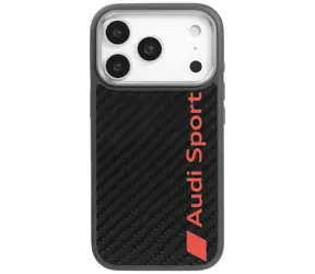 Audi R8 Carbon Fiber černá / Zadní kryt / MagSafe / Apple iPhone 17 Pro