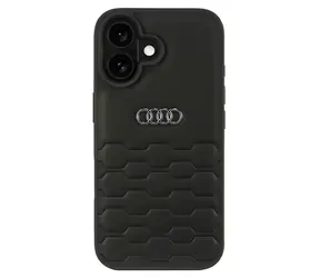 Audi GT Synthetic Leather černá/černá / Zadní kryt / pro Apple iPhone 16