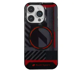 Audi IML Sport MagSafe kryt pro Apple iPhone 14 Pro Max černá / Kryt / MagSafe / Hardcase