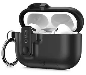 Tech-Protect Slim Hook Case černá / Pouzdro / pro Apple AirPods Pro 3