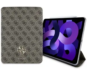 GUESS 4G hnědá / Folio pouzdro / pro Apple iPad Air 11" (2024) / magnetické zapínání