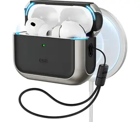 ESR Orbit HaloLock MagSafe pouzdro pro AirPods Pro 3 šedá/černá / Pouzdro pro sluchátka / MagSafe