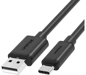 Unitek C14069BK černá / Kabel / USB-A (M) - USB-C (M) / 3 m