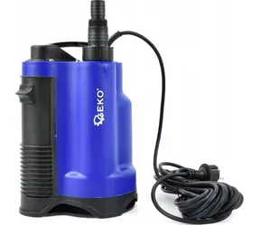 GEKO Kalové čerpadlo do znečištěné vody / Ponorné čerpadlo / 750W / Plastové tělo / Plovákový spínač