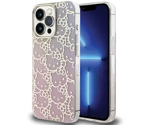 Hello Kitty IML Gradient Electroplating Kitty Head růžová / Zadní kryt / Apple iPhone 13/13 Pro