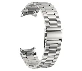 Puro METAL řemínek Samsung Galaxy Watch 4/5/6 stříbrná / Nerezová ocel / Kompatibilní s Galaxy Watch 4-6 Classic/Pro