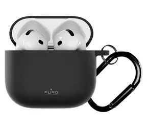 Puro ICON černá / Pouzdro / Pro Apple AirPods 4