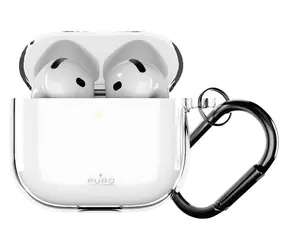 Puro 0.3 NUDE pro Apple AirPods 4 / Pouzdro / Průhledné