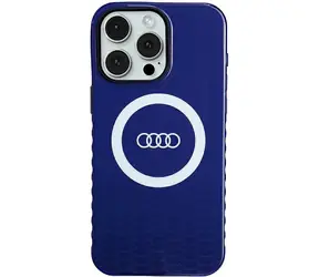 Audi IML Big Logo MagSafe modrá / Kryt / pro Apple iPhone 15 Pro Max