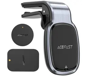 Acefast D16 šedá / Držák do ventilace auta / Magnetický / bez MagSafe