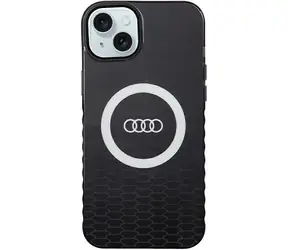 Audi IML Big Logo Zadní Kryt pro Apple iPhone 15 Plus/14 Plus černá / Pouzdro / MagSafe