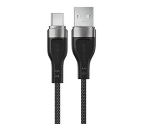 Acefast C11-04 černá / Kabel / USB-A - USB-C / magnetický / 1,2 m / 3 A
