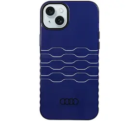 Audi IML MagSafe kryt pro iPhone 15 Plus a 14 Plus modrá / Kryt / MagSafe