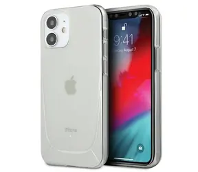 Mercedes Transparent Line čirá / Kryt / Apple iPhone 12 mini