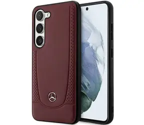 Mercedes Pouzdro Leather Urban Bengale pro Samsung Galaxy S23+ červené / Pouzdro / Kožené / Hardcase