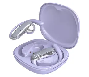 Dudao U17Z fialová / Bezdrátová sluchátka / OWS s úchyty za ucho / Bluetooth 5.3