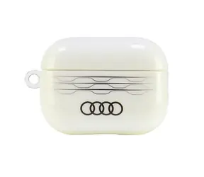 Audi IML Geometric Pattern bílá / Pouzdro / Apple AirPods Pro 2