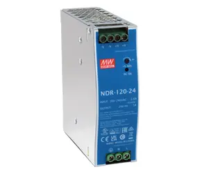 LevelOne Napájecí zdroj 24V/120W stříbrná / Napájecí zdroj / DIN lišta / 90-264 V AC / výstup 24V/5A / -20 až 70 °C