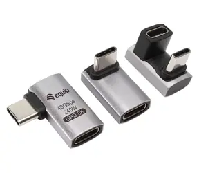 Equip 133478 / USB-C adaptér 180° / USB4 / 40 Gbps / PD 240W / 3 ks