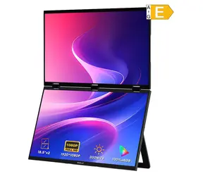 2×18,5" Zeuslap Z18W / Přenosný monitor / IPS / FHD 1920×1080 / 120Hz / USB-C + mini HDMI