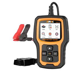 Ancel AD410 Pro / OBD2 skener a tester baterie / 2,4" barevný displej / CCA, IEC, EN, DIN / 12V