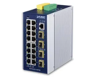 Planet IGS-6325-16T4S / Switch průmyslový L3 / 16x 1Gb RJ-45 / 4x 1G SFP / -40 až 75°C / IP30
