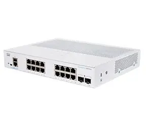 Cisco Business CBS350-16T-E-2G-EU REFRESH / Switch / 16x GbE RJ-45 / 2x SFP / Fanless / Managed