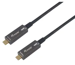 Equip USB-C - USB-C AOC černá / Kabel / USB 3.2 Gen 2 / 8K/60Hz / PD 60W / 15 m