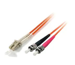 Equip LC-ST žlutý / Optický patchkabel / OS2 Singlemode / Duplex / 15 m