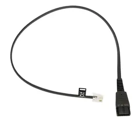 Jabra redukce QD-RJ10 pro Siemens černá / Redukce / 0,5 m