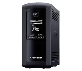 CyberPower Value Pro serie GreenPower UPS černá / 1000VA / 550W / 6x IEC C13 / LCD
