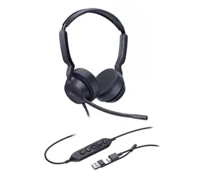 Yealink UH42 Dual / Náhlavní souprava / Microsoft Teams / USB-C/A / Oboustranná