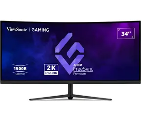 34" ViewSonic VX3418C-2K černá / VA / 3440 x 1440 / 21:9 / 180Hz / HDMI + DP / repro