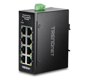 TRENDnet TI-ELC80 / Switch / Průmyslový / 8x 10/100 Mbps / DIN lišta / IP30