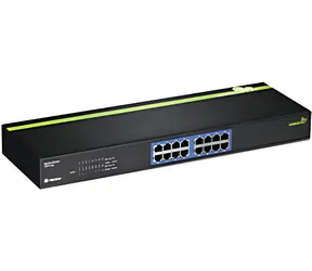 TRENDnet 16-portový Gigabit switch 19" kovový / Switch / 16x Gigabit RJ-45 / 32 Gbit/s / GREENnet