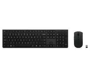 Lenovo Professional Wireless Combo černá / Set klávesnice a myši / dobíjecí baterie / US layout